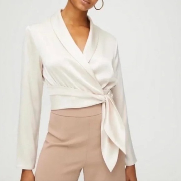 NWT Aritzia Babaton "DAVIS" Blouse in Size Small - Picture 1 of 4